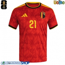Maglie da calcio Belgio Timothy Castagne #21 Prima Maglia Mondiali 2026  Manica Corta